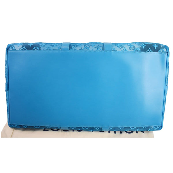 LOUIS VUITTON Keepall Triangle 50 Bandouliere Seethrough Travel Bag Blue