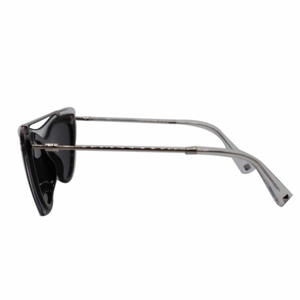 VALENTINO VA4041 5099/87 Crystal Black Sunglasses Gray Lens