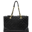 Chanel XL Grand Quilted Caviar Leather Shopping Tote Bag
