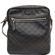 GUCCI Guccissima Leather Messenger Bag Black 201448