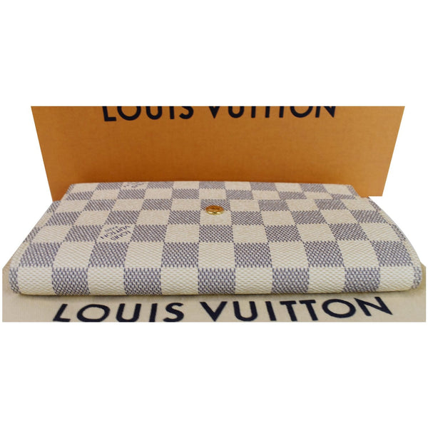 Louis Vuitton Damier Azur Sarah Wallet For Women- laydowned view