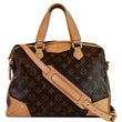 LOUIS VUITTON Retiro PM Monogram Canvas Shoulder Bag Brown