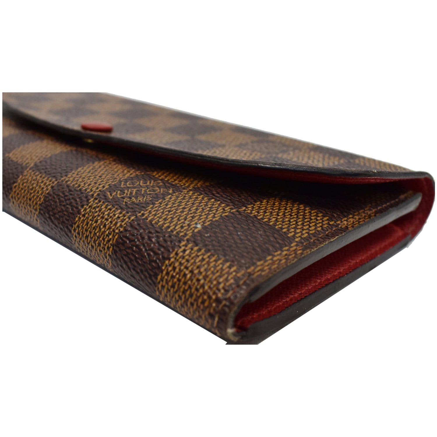 Emilie leather wallet Louis Vuitton Brown in Leather - 24950053