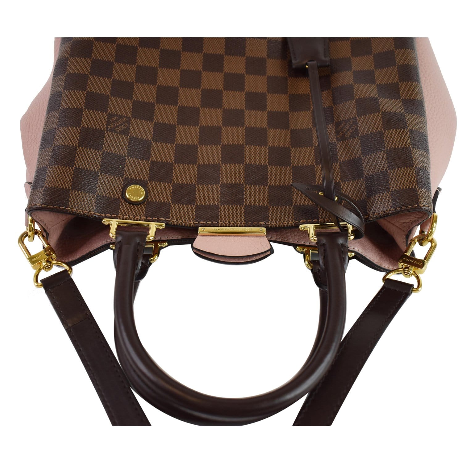 Louis Vuitton - Authenticated Brittany Handbag - Leather Brown Plain for Women, Good Condition