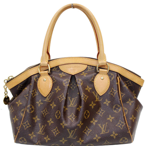 LOUIS VUITTON Tivoli PM Monogram Canvas Shoulder Bag Brown