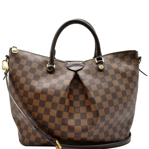 LOUIS VUITTON Siena MM Damier Ebene Shoulder Bag Brown - 10% OFF