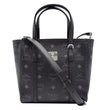 MCM Worldwide Mini Toni Visetos Canvas Tote Bag Black