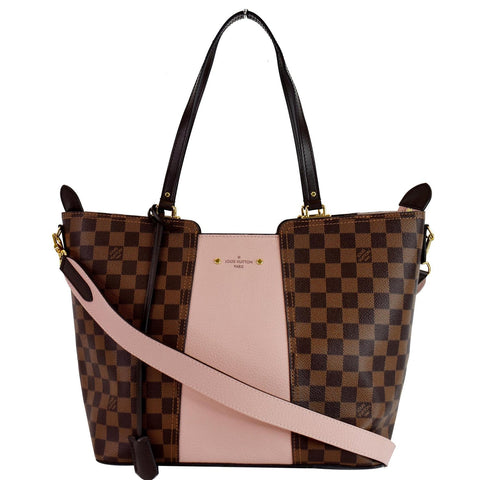 LOUIS VUITTON Jersey Damier Ebene Shoulder Bag Magnolia