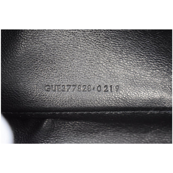 YVES SAINT LAURENT Monogram Grain De Poudre Chain Wallet Black