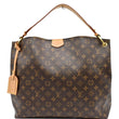LOUIS VUITTON  Graceful MM Monogram Canvas Shoulder Bag Brown