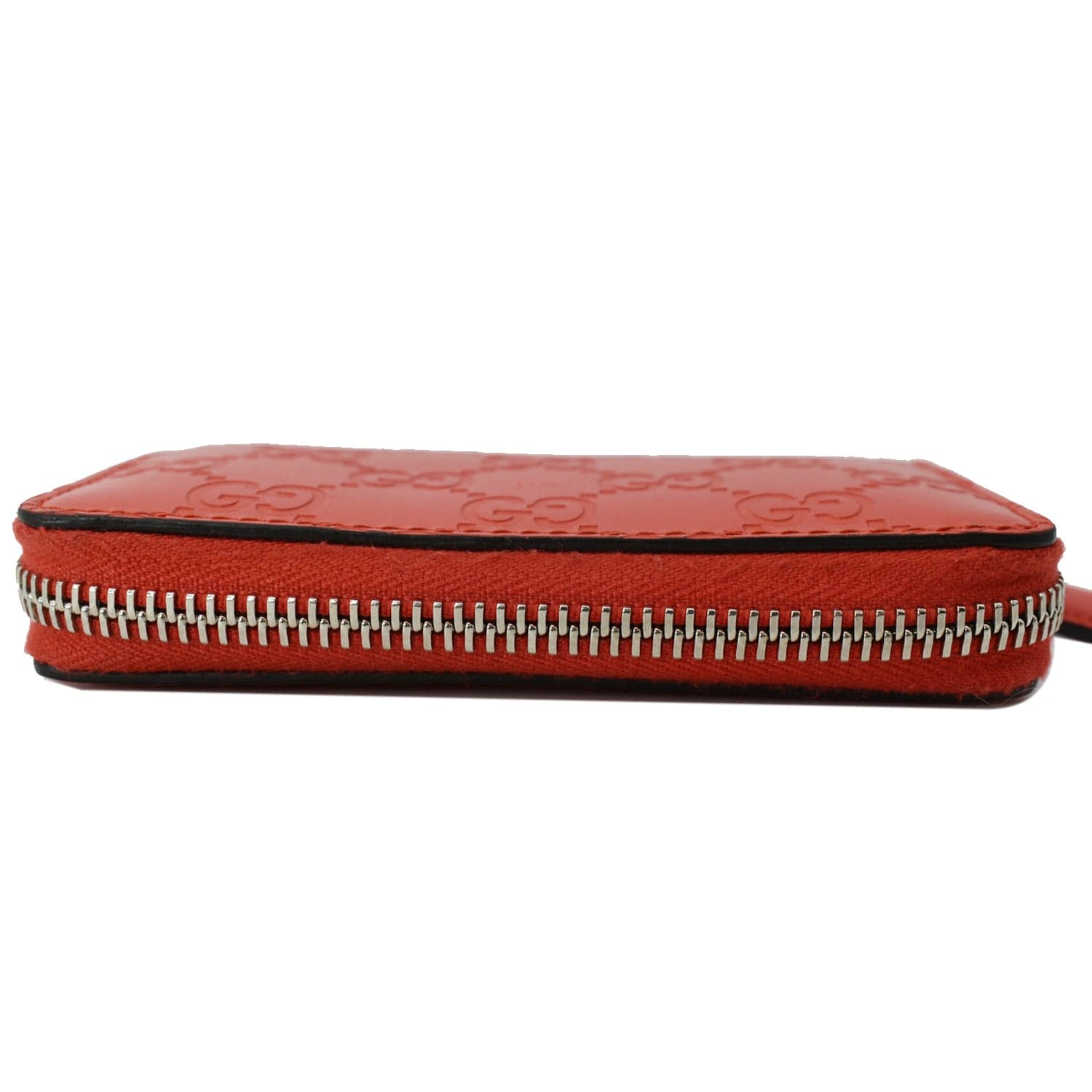 Gucci zip around wallet red Clearance