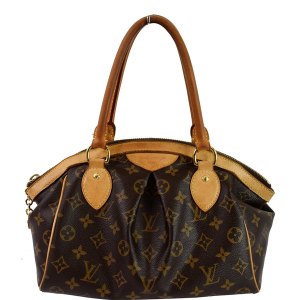 Louis Vuitton Tivoli PM Monogram Canvas Satchel Bag fornt side