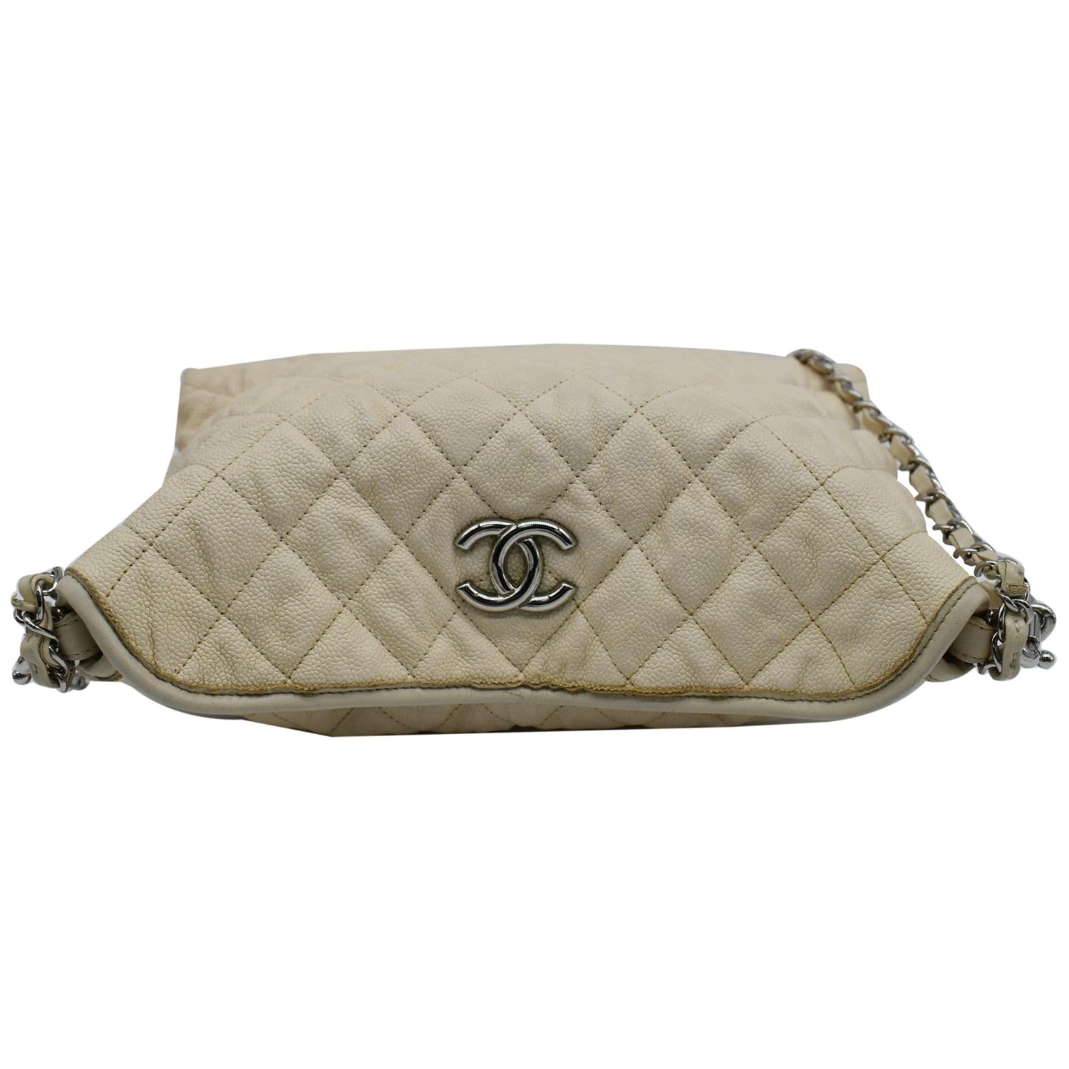 Chanel Caviar Leather French Riviera Medium Flap Bag (SHF-TWwhBI) – LuxeDH