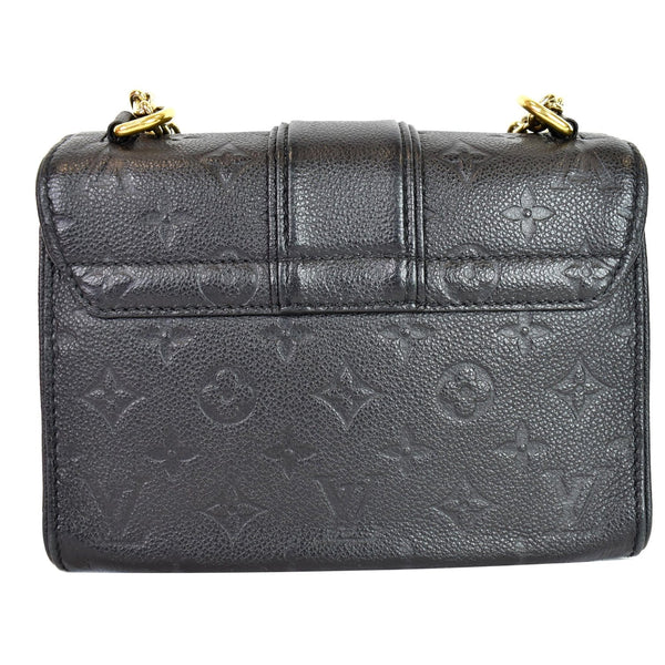 LOUIS VUITTON Saint Sulpice PM Empreinte Leather Crossbody Bag Noir