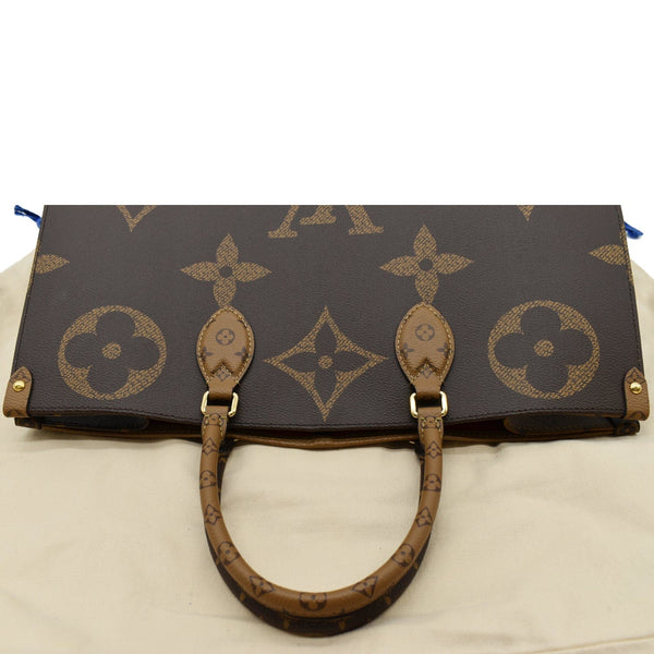 LOUIS VUITTON Onthego GM Giant Monogram Canvas Tote Shoulder Bag Brown - Hot Deals