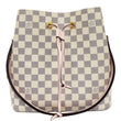 Louis Vuitton Neonoe MM Damier Azur Shoulder Bag Rose