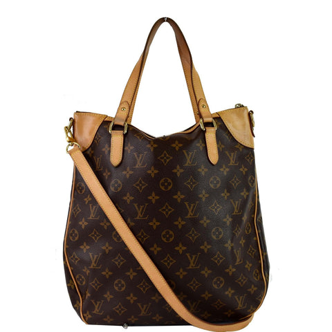 LOUIS VUITTON Odeon GM Monogram Canvas Shoulder Bag Brown