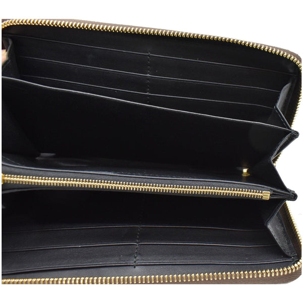 Gucci GG Marmont Python Leather Zip Around Wallet