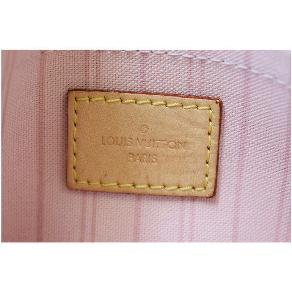 Louis Vuitton Wristlet Damier Azur Neverfull MM Pouch - PARIS eddition