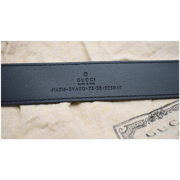 Gucci Double G Buckle Leather Belt Black | Dallas Handbags