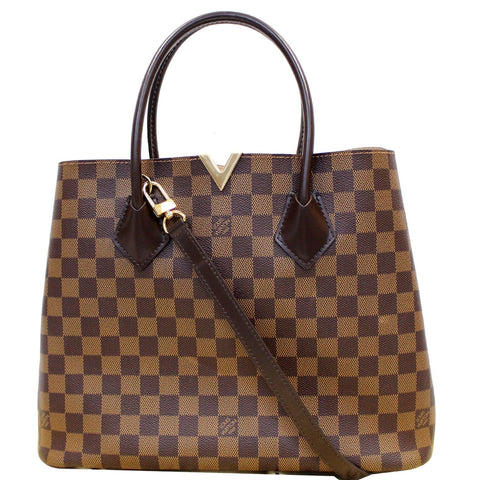 LOUIS VUITTON Kensington Damier Ebene Shoulder Bag Brown
