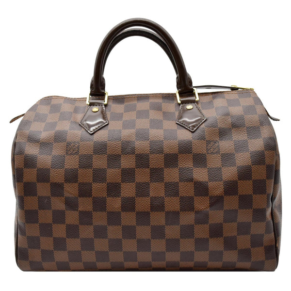 Louis Vuitton Speedy 30 Damier Ebene Satchel Bag women