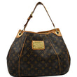 LOUIS VUITTON Galliera PM Monogram Canvas Hobo Shoulder Bag Brown