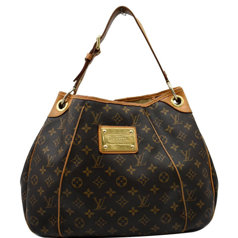 LOUIS VUITTON Galliera PM Monogram Canvas Hobo Shoulder Bag Brown