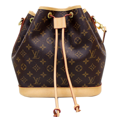 LOUIS VUITTON Petit Noe NM Monogram Canvas Shoulder Bag Brown