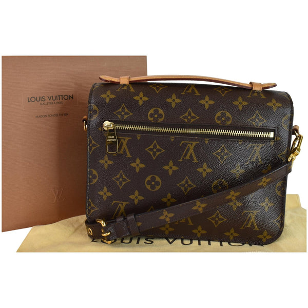 Louis Vuitton Metis Pochette Monogram Canvas Bag Brown - external pocket