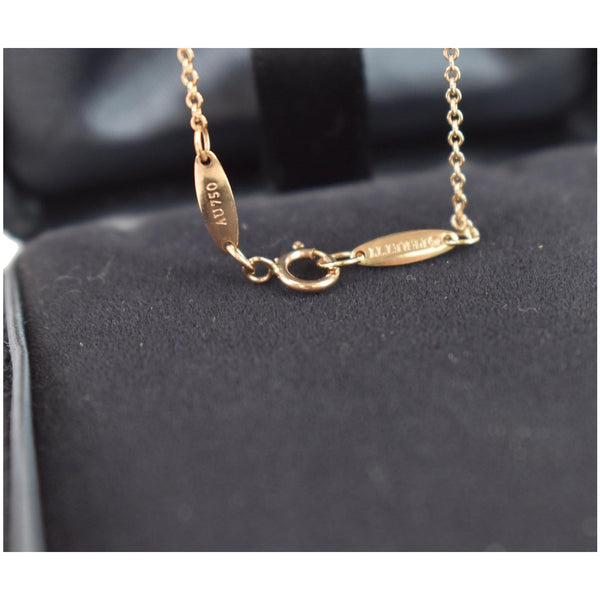 TIFFANY & CO 18K Elsa Peretti Cross Pendant Necklace Yellow Gold