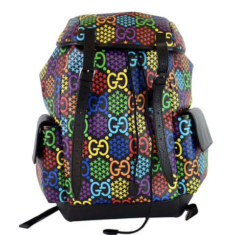GUCCI GG Psychedelic Supreme Medium Backpack Bag Black 598140