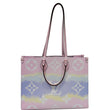 LOUIS VUITTON Escale Onthego GM Monogram Shoulder Bag Pastel