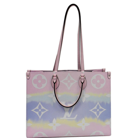 LOUIS VUITTON Escale Onthego GM Monogram Shoulder Bag Pastel