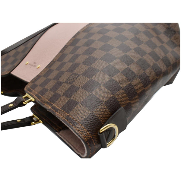 LOUIS VUITTON Jersey Damier Ebene Shoulder Bag Magnolia