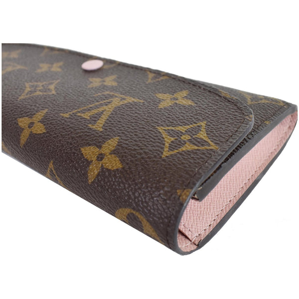 peloved Lv Emilie Monogram Canvas Wallet Corner