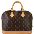 LOUIS VUITTON Alma PM Monogram Canvas Satchel Bag Brown