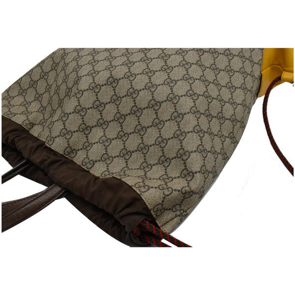 Gucci Neo Vintage Drawstring Backpack bag beige