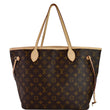 LOUIS VUITTON Monogram Canvas Neverfull MM Brown Tote Bag