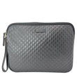 Gucci Microguccissima Leather Clutch Bag Black | DDH