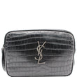 Yves Saint Laurent Lou Crocodile Leather Crossbody Bag