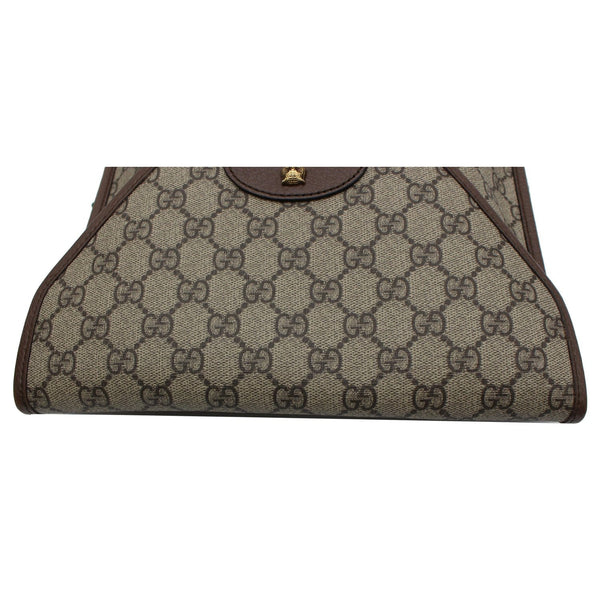 GUCCI Neo Vintage Medium GG Supreme Canvas Messenger Bag Beige 598604