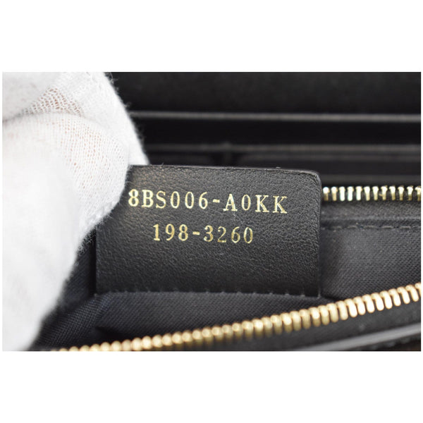 FENDI Vitello F is Envelope Leather Wallet on Chain Crossbody Bag Black