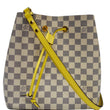LOUIS VUITTON Neonoe MM Damier Azur Shoulder Bag Pineapple