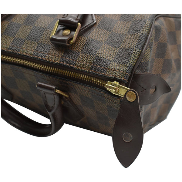 LOUIS VUITTON Speedy 25 Damier Ebene Satchel Bag Brown