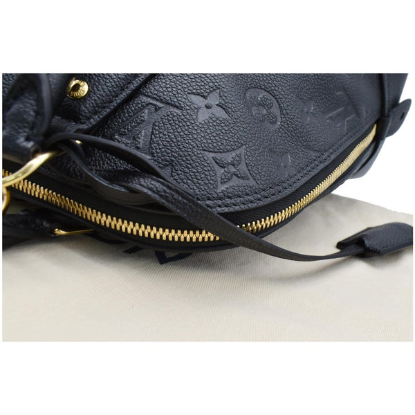 LOUIS VUITTON Neo Alma PM Monogram Empreinte Satchel Shoulder Bag Black