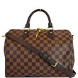 LOUIS VUITTON Speedy 30 Bandouliere Damier Ebene Shoulder Bag Brown