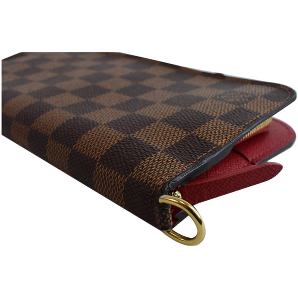 LOUIS VUITTON Insolite Damier Ebene Wallet Brown
