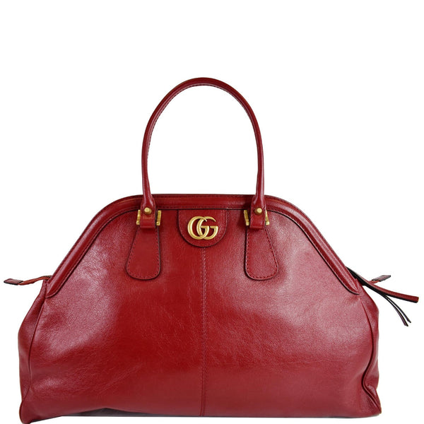 GUCCI Large Re(Belle) Calfskin Top Handle Bag Red 515937