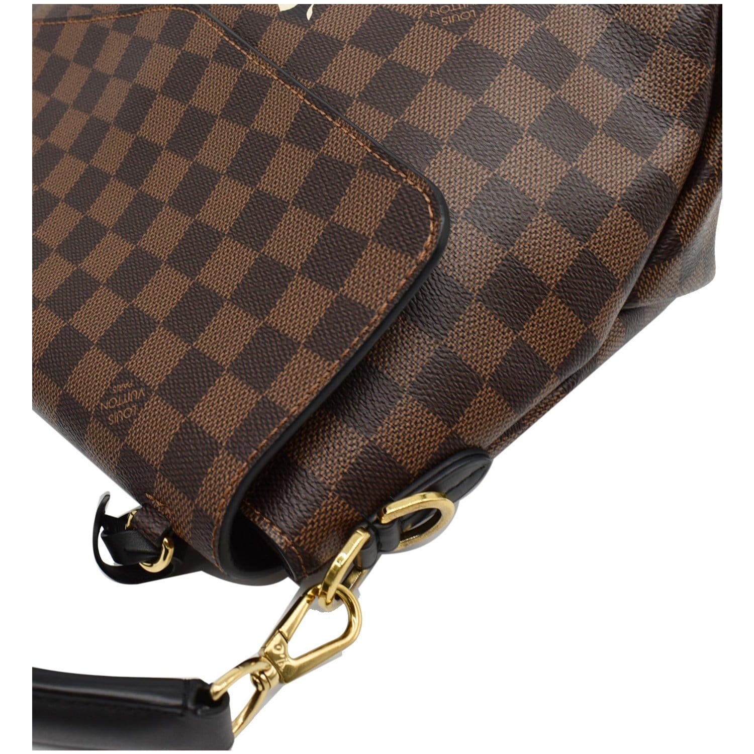 Beaubourg cloth handbag Louis Vuitton Brown in Cloth - 38852645